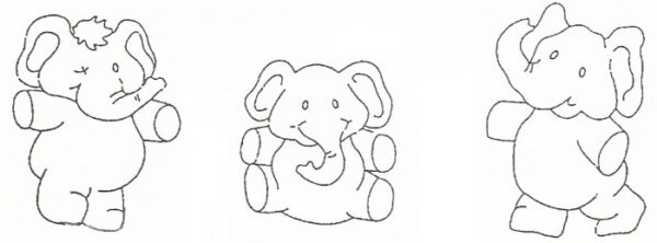 Elephant Set/Elefant sæt